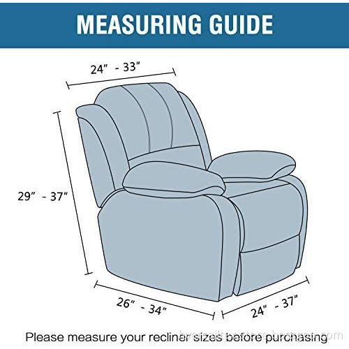 Gefärbte Stretch-Liegebezug-Bezüge Recliner-Bürostuhlbezug